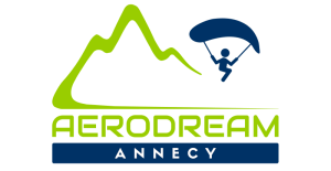 Logo AeroDream Parapente, école spécialisée dans les stages de parapente à Annecy.