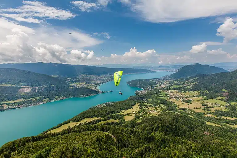 saut parapente annecy